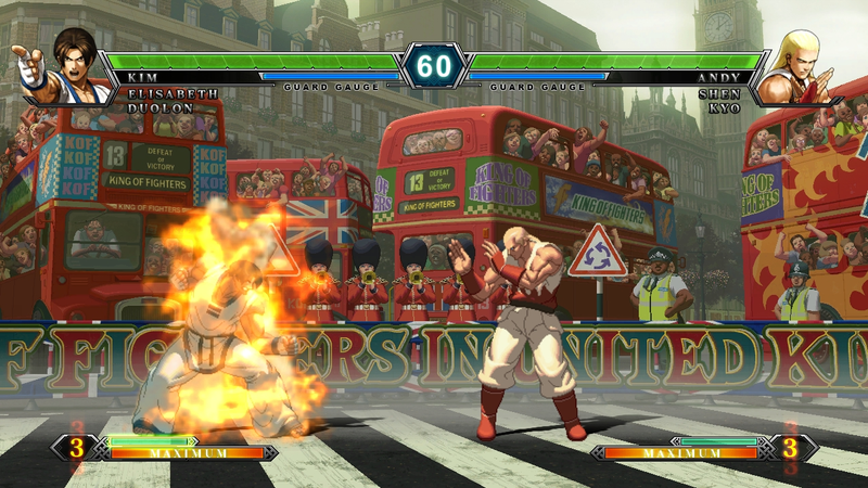 Illustration for article titled The First King of Fighters XIII Screen Shots Bust Out